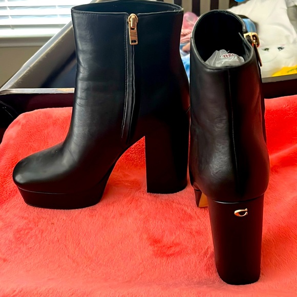 Coach platform booties 9.5 - Picture 3 of 7